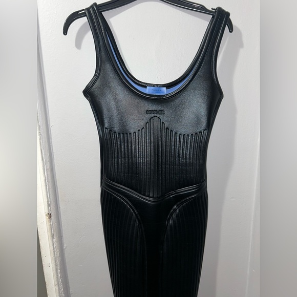 Mugler embossed scuba mini dress. dress isNEW! Never been worn. 100% AUTHENTIC! - Picture 2 of 4